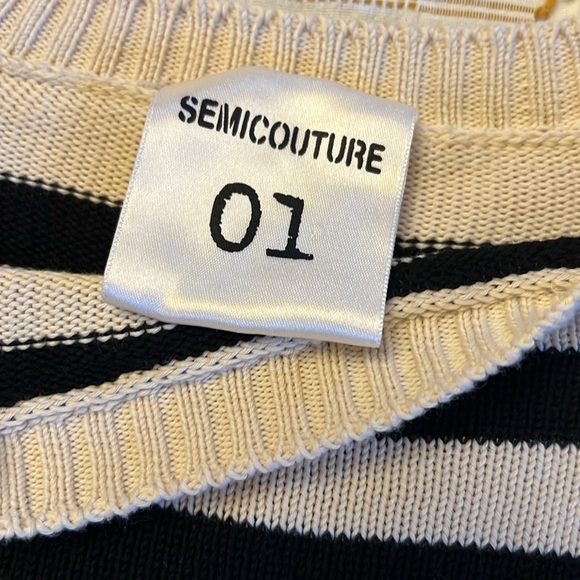 Semicouture 01 Knit Embellished sweater. - Picture 6 of 13